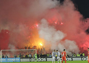Partizan Belgrad vs Roter Stern Belgrad (1-0)